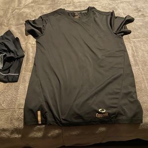 Copper fit tee shirt black large